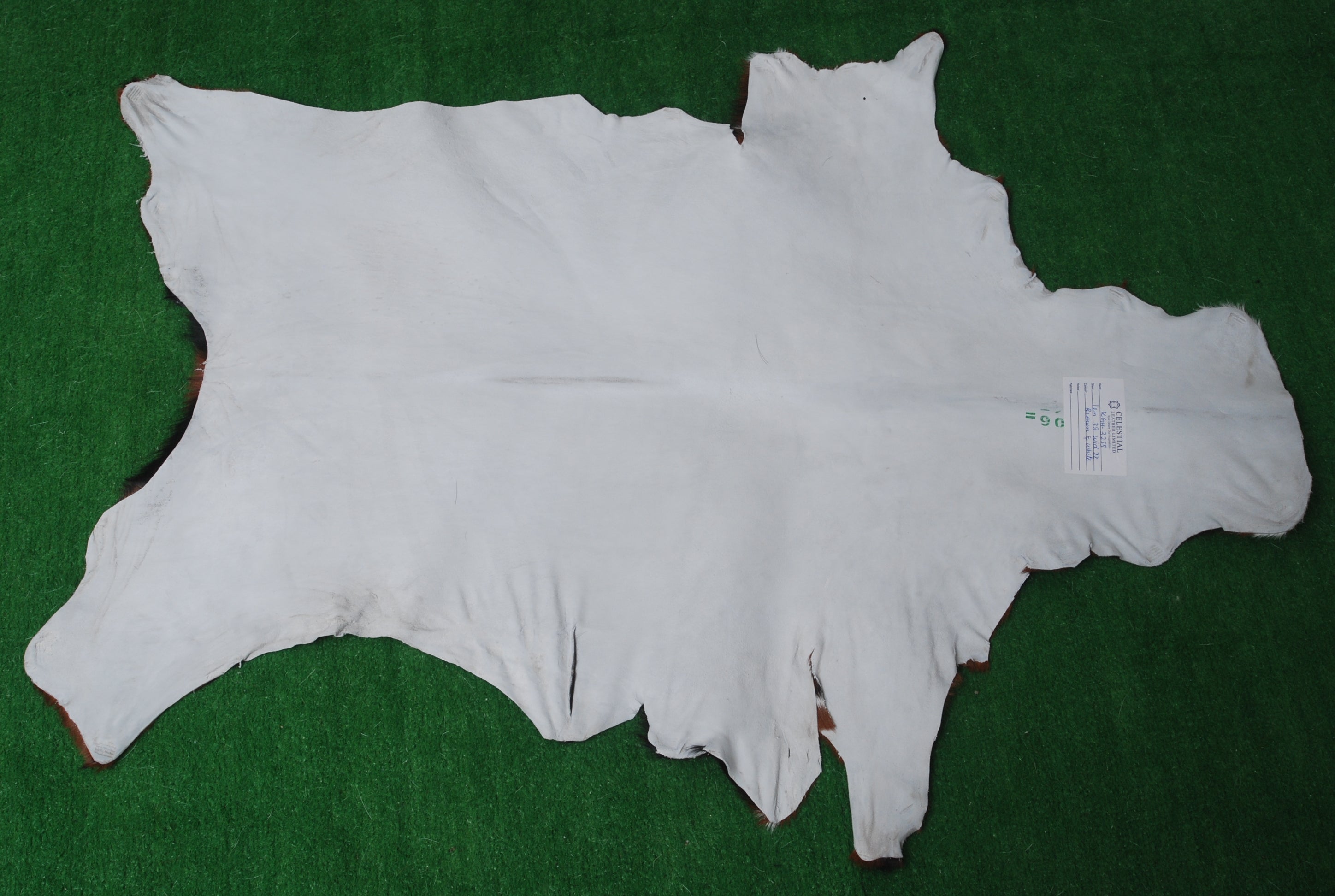 Premium Dark Brown Goat Skin Rug - Rustic Charm for Modern and Classic Interiors