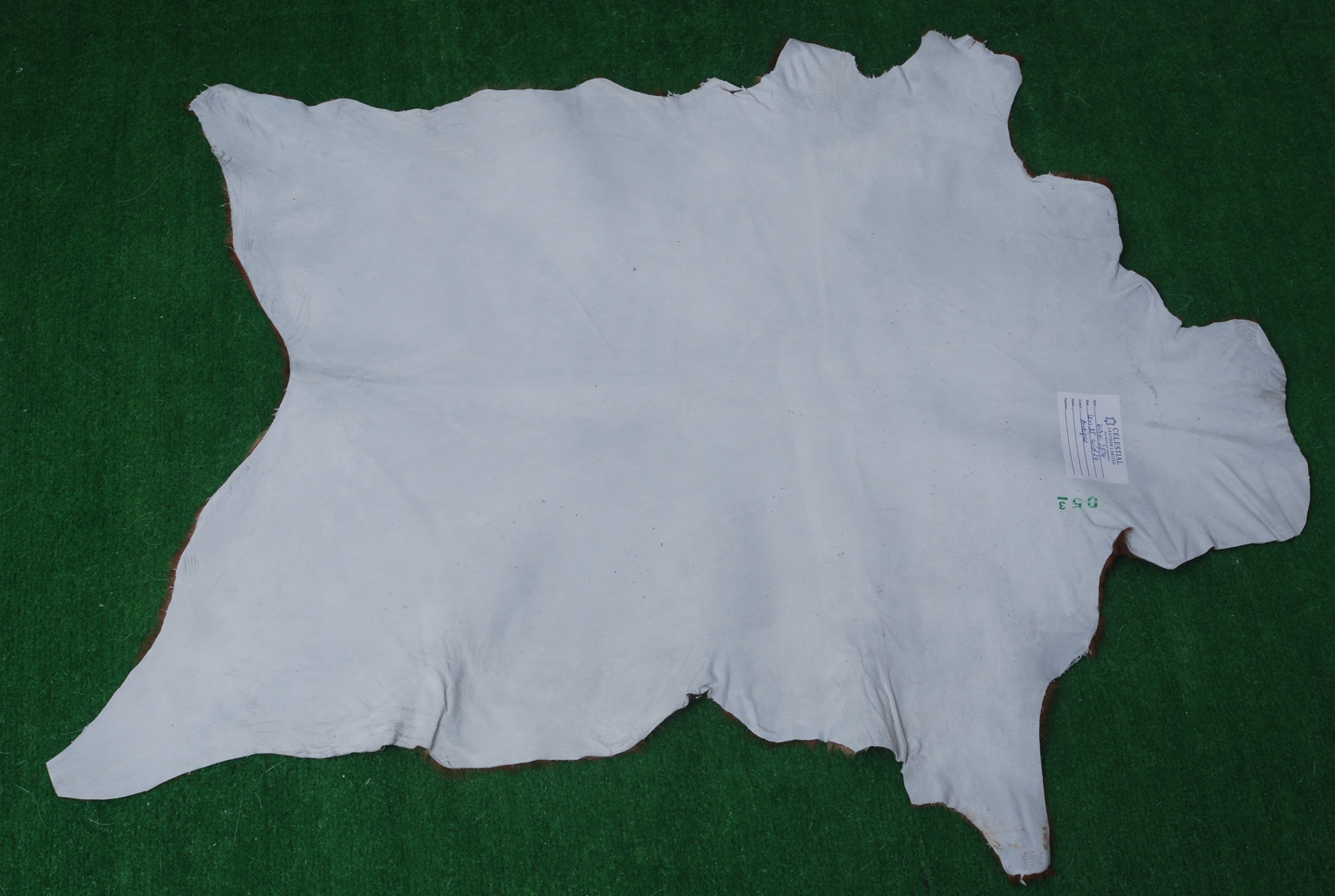 Handcrafted Dark Brown Goat Skin Rug – Authentic Elegance for Your Home