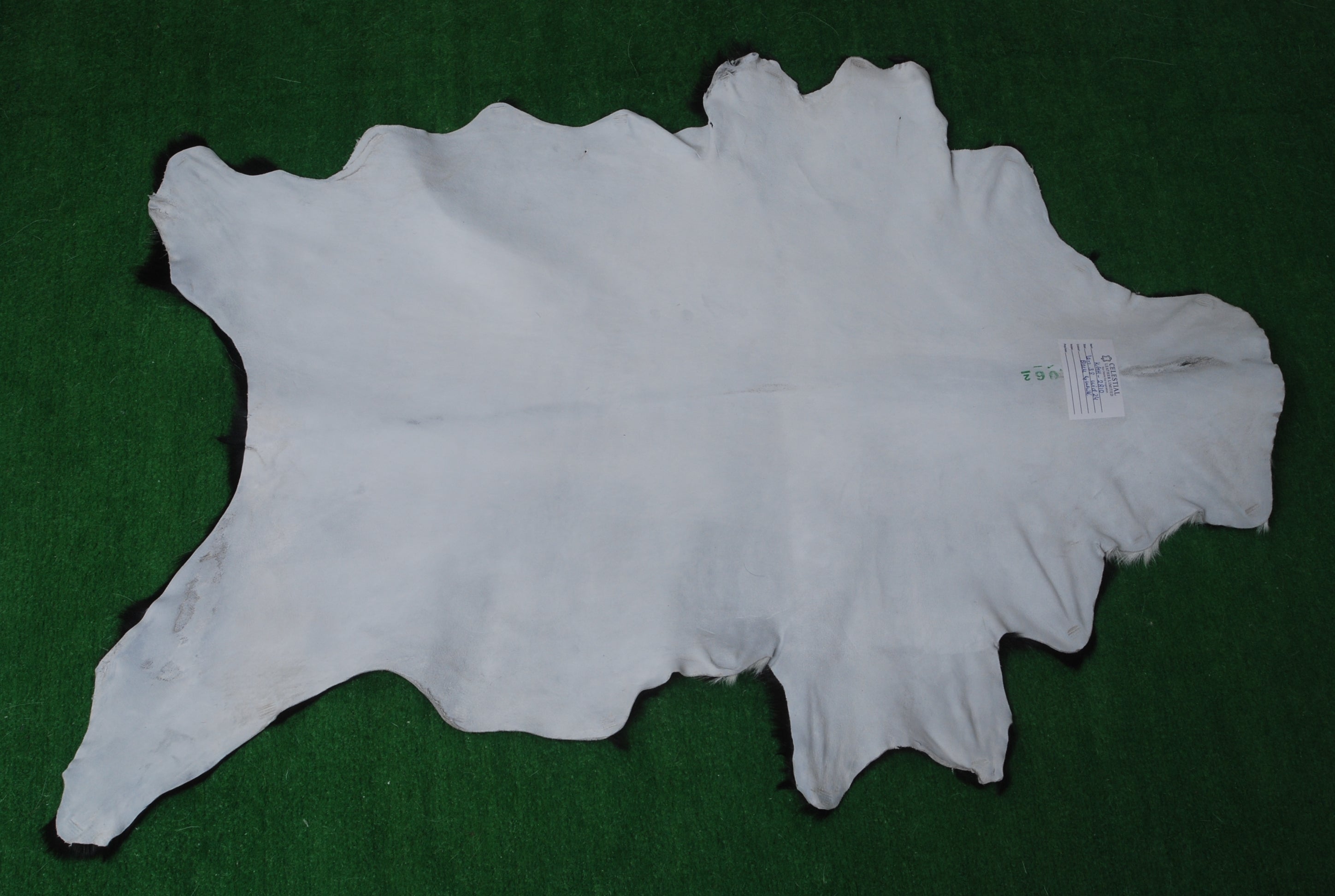 Goat Skin Rug, Black and white Handpicked for Quality, Unique Piece for Sale, Fast UK Delivery