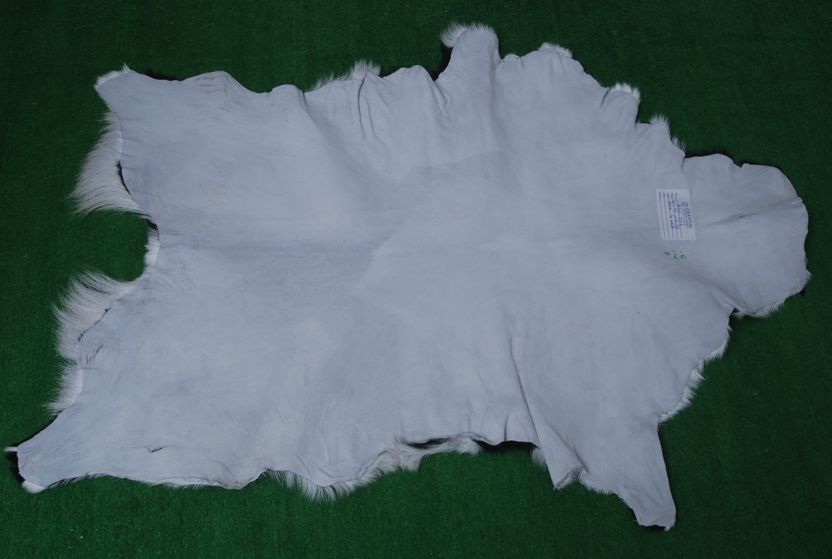 Hair-On Goat Skin Rug - Black and White Design for Unique Living Spaces