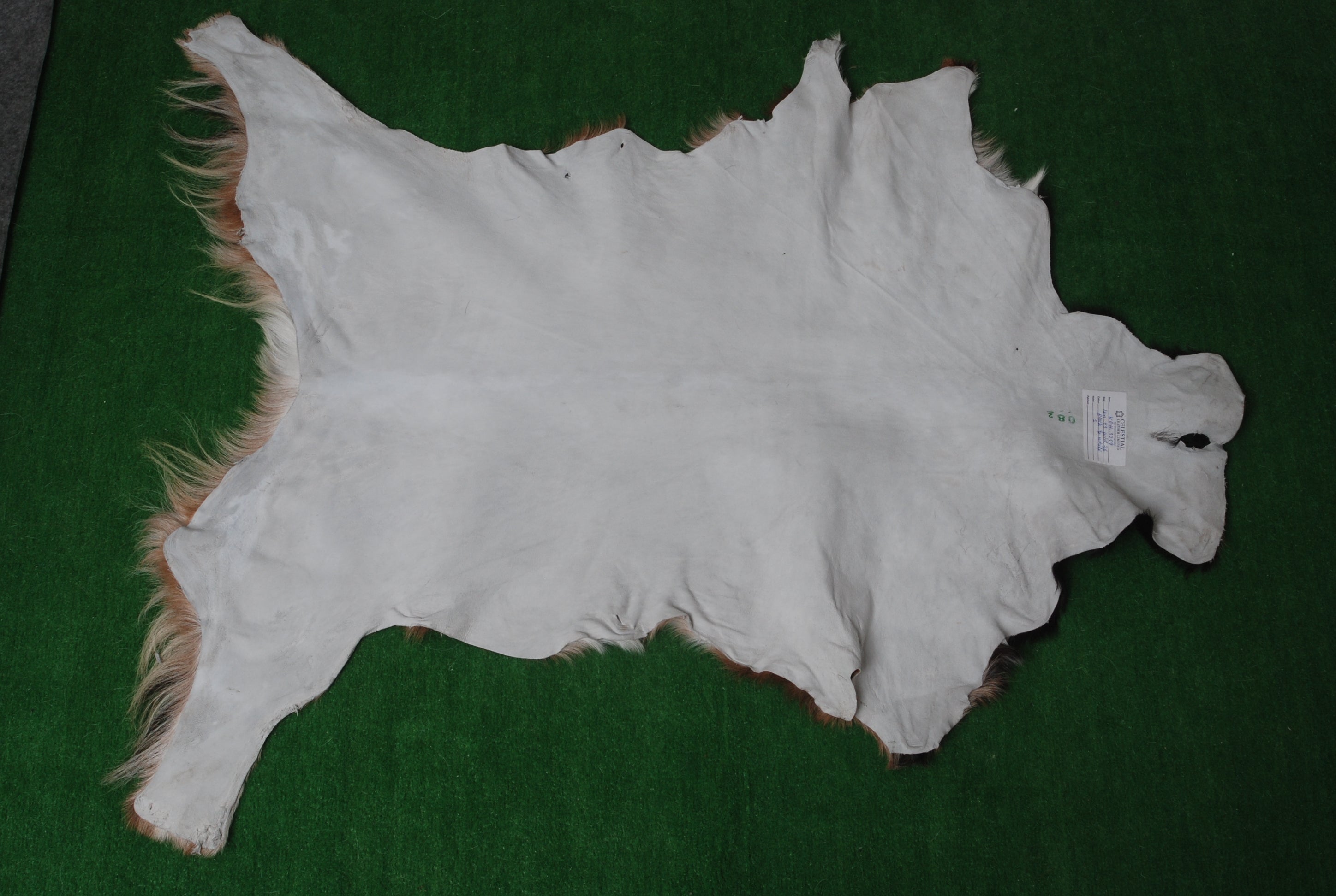 Luxury Multicolour Goat Skin Rug Handmade from 100% Pure Goat Skin | Soft, Durable, Hypoallergenic, Eco-Friendly | Unique Colour Variations,