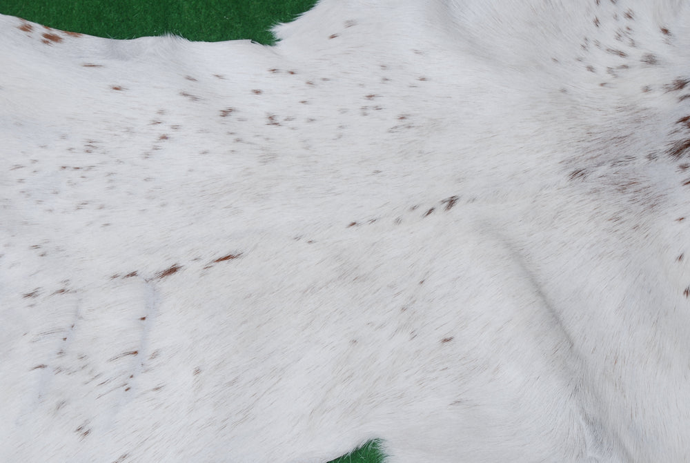 Luxurious Brown & White Goat Skin Rug | Handmade 100% Pure Goat Skin | Soft, Pet-Friendly, Non-Shedding | Eco-Friendly & Sustainable - Celestial Leather Limited