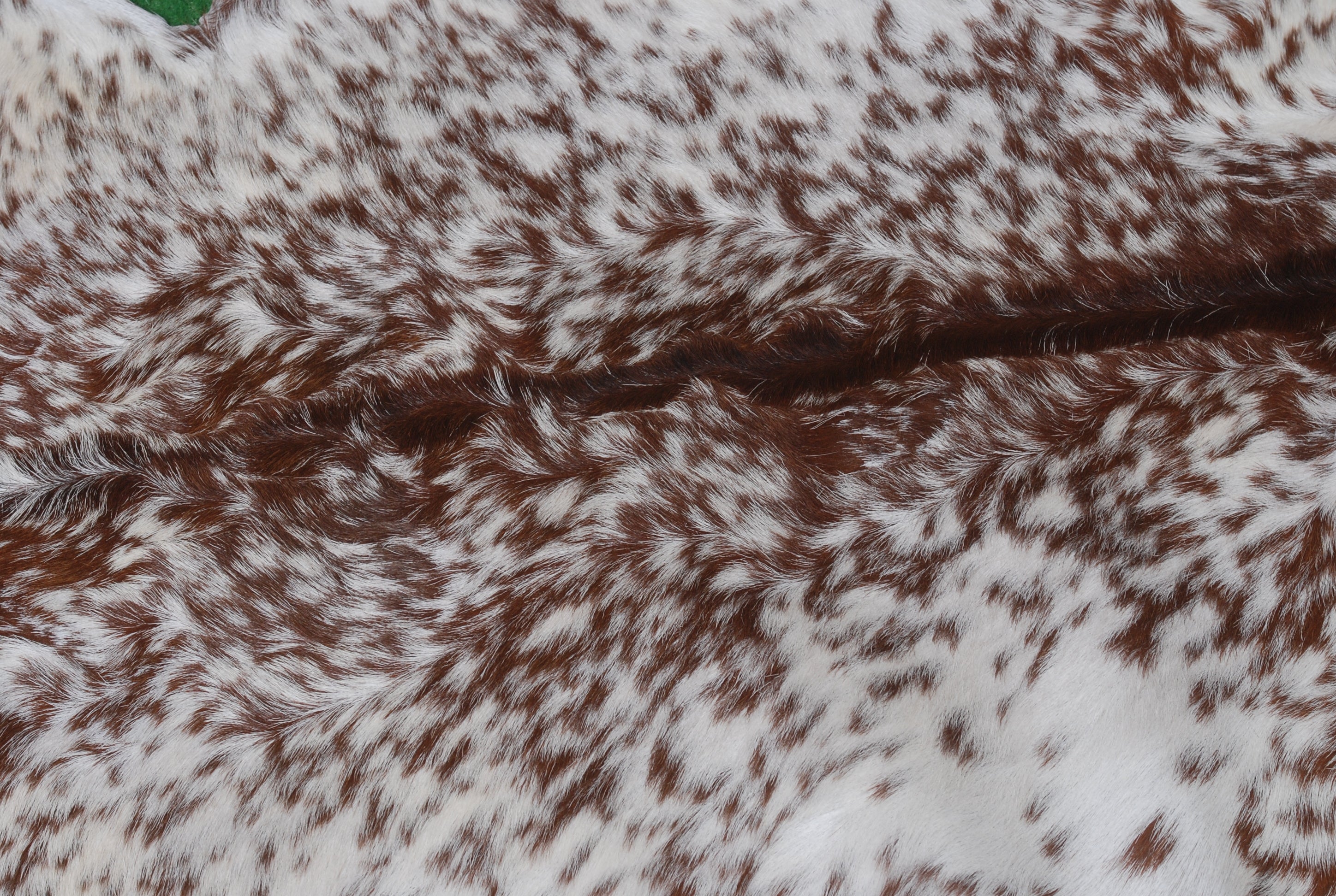 Luxurious Brown & White Natural Goat Skin Rug Wall Décor - Celestial Leather Limited