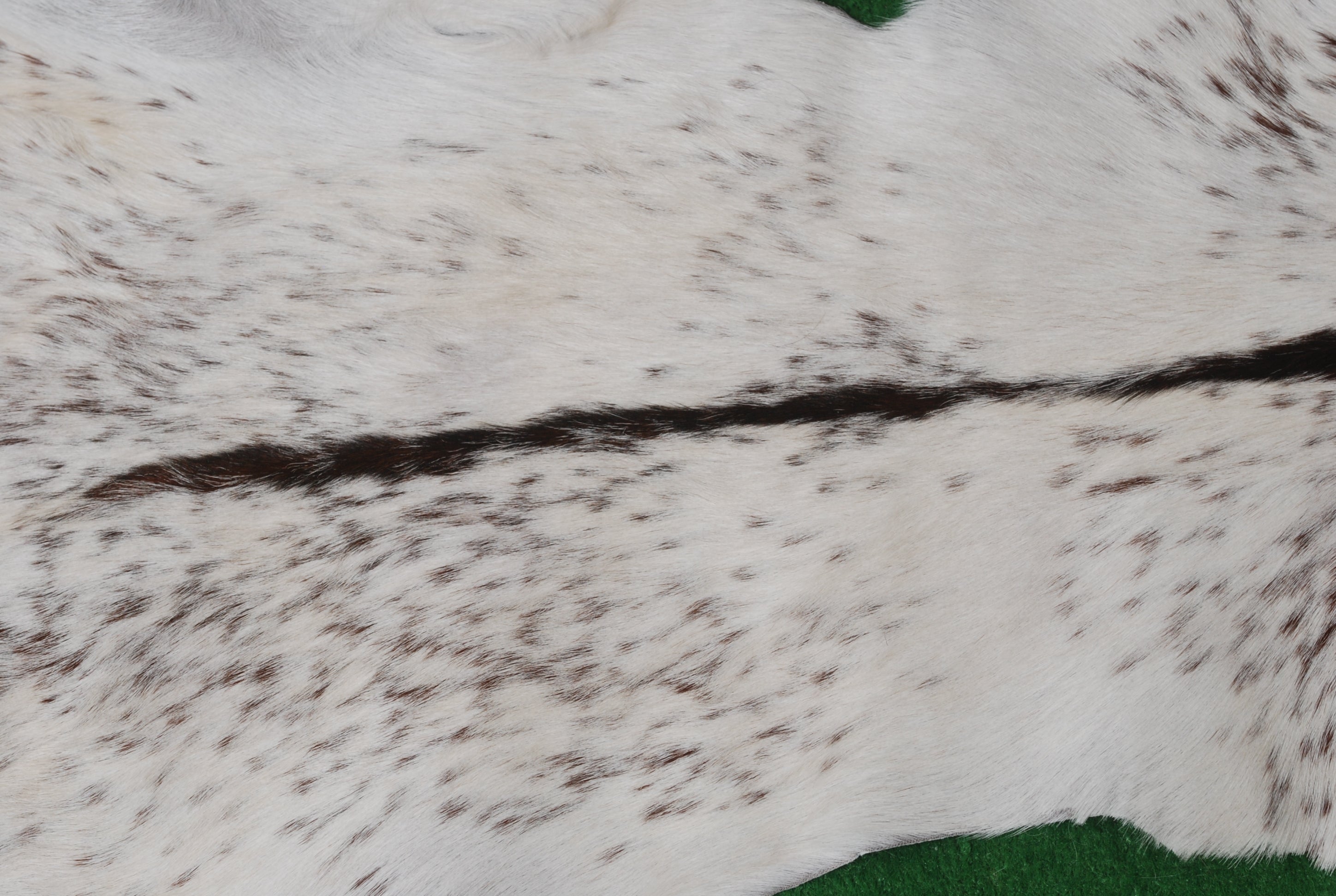 Luxurious Black & White Goat Skin Rug For Wall Décor - Celestial Leather Limited