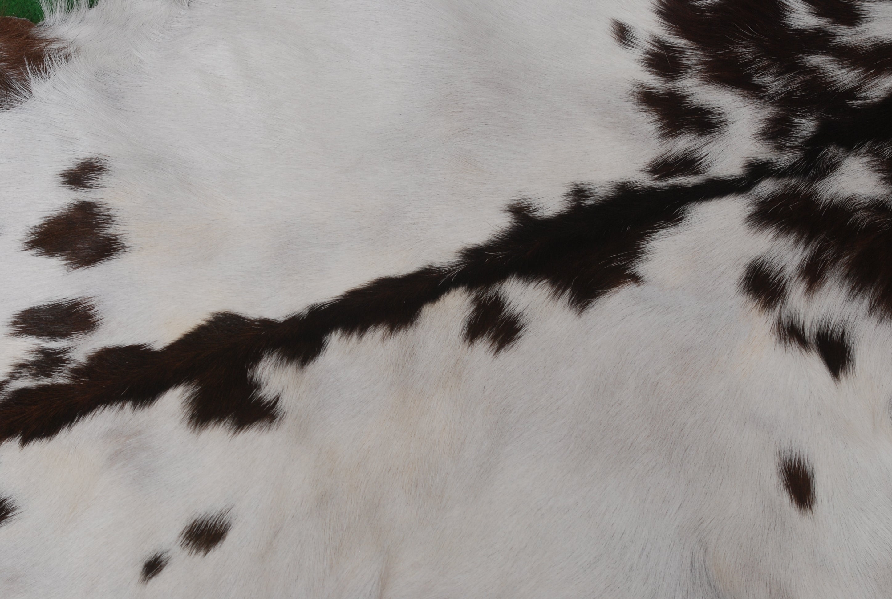 Luxurious Brown & White Goat Skin Rug - Soft, Durable, and Eco-Friendly - Handmade Pure Goat Skin Floor Rug - Non-Slip Suede Back