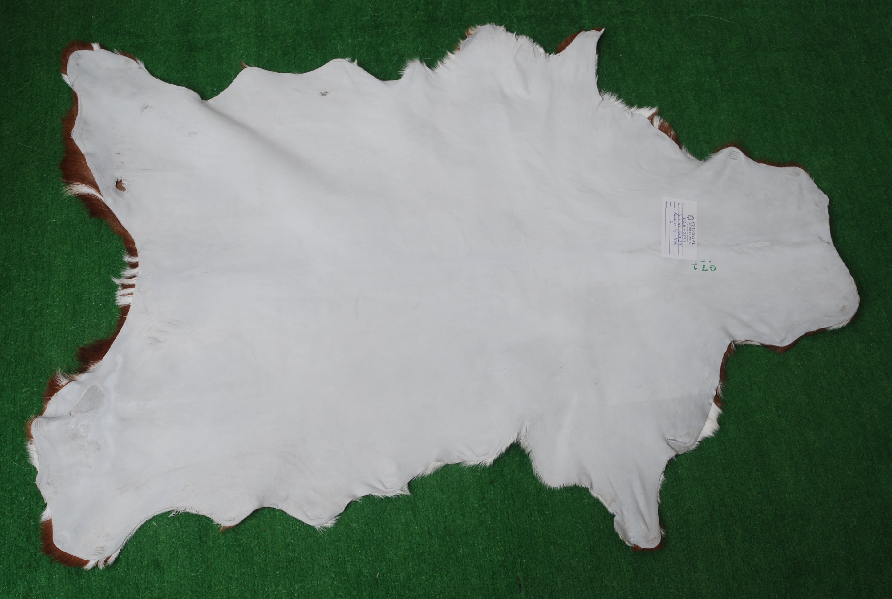 Dark Brown Rug - Soft, Durable, and Eco-Friendly - Handmade Pure Goat Skin Floor Rug - Non-Slip Suede Back