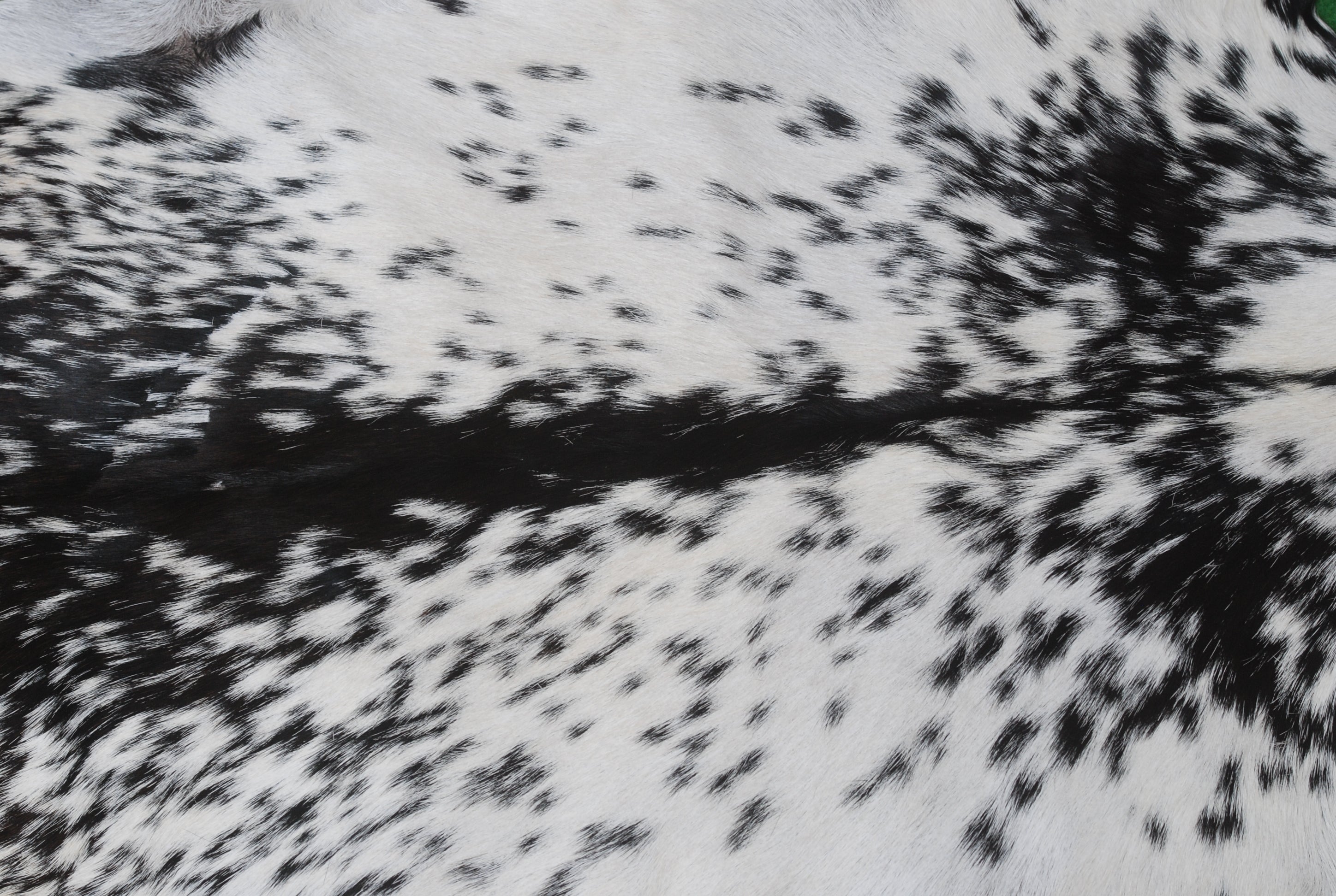 Luxury Handmade Black White Goat Skin Rug - Soft, Pet-Friendly, Non-Shedding, Eco-Friendly Rustic Decor - Celestial Leather Limited