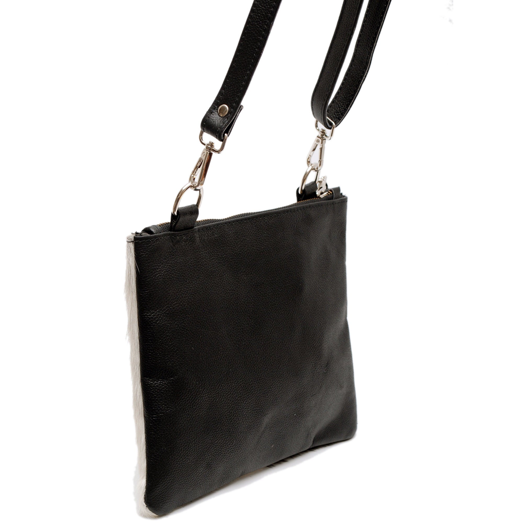 Structured Vegan Leather Handbag with Adjustable Strap & Gold Hardware - Unique Handcrafted Design in Multi-Colour Cowhide - Evening Bag - Celestial Leather Limited