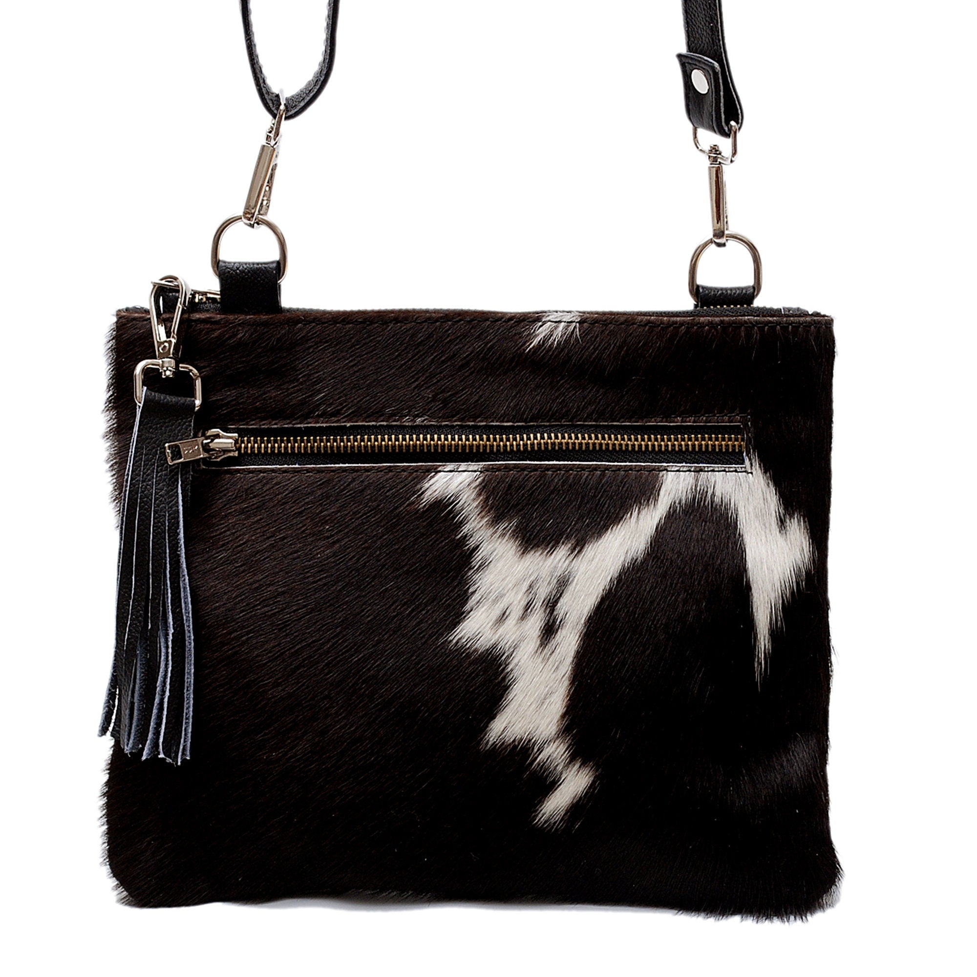 Structured Vegan Leather Handbag with Adjustable Strap & Gold Hardware - Unique Handcrafted Design in Multi-Colour Cowhide - Evening Bag - Celestial Leather Limited