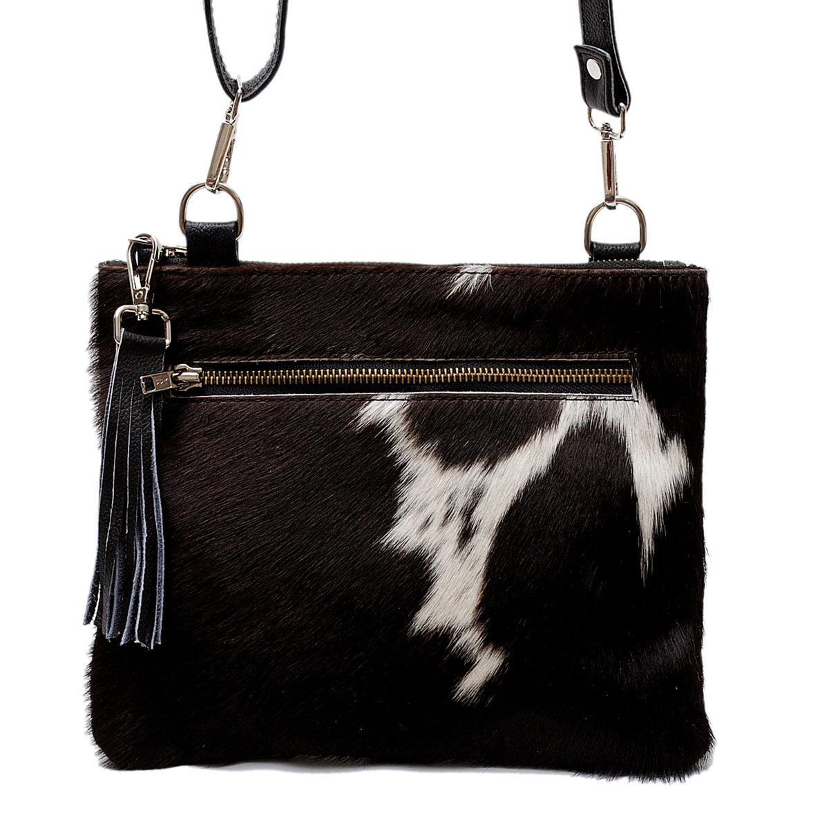 Structured Vegan Leather Handbag with Adjustable Strap & Gold Hardware - Unique Handcrafted Design in Multi-Colour Cowhide - Evening Bag - Celestial Leather Limited