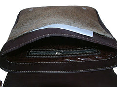 Luxury Designer Crocodile Print Leather Handbag with Unique Cowhide Markings and Handcrafted Quality