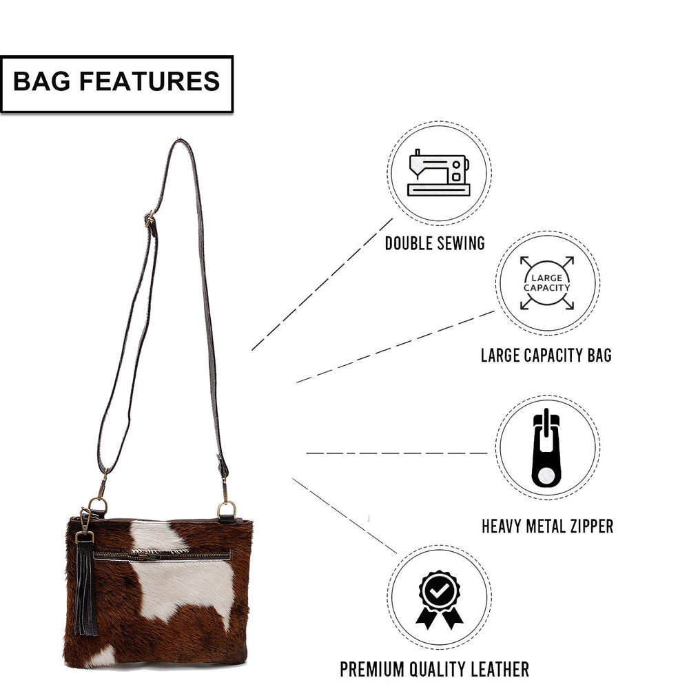 Elegant Handcrafted Vegan Leather Cross Body Bag with Adjustable Strap and Gold Hardware for Her - Celestial Leather Limited