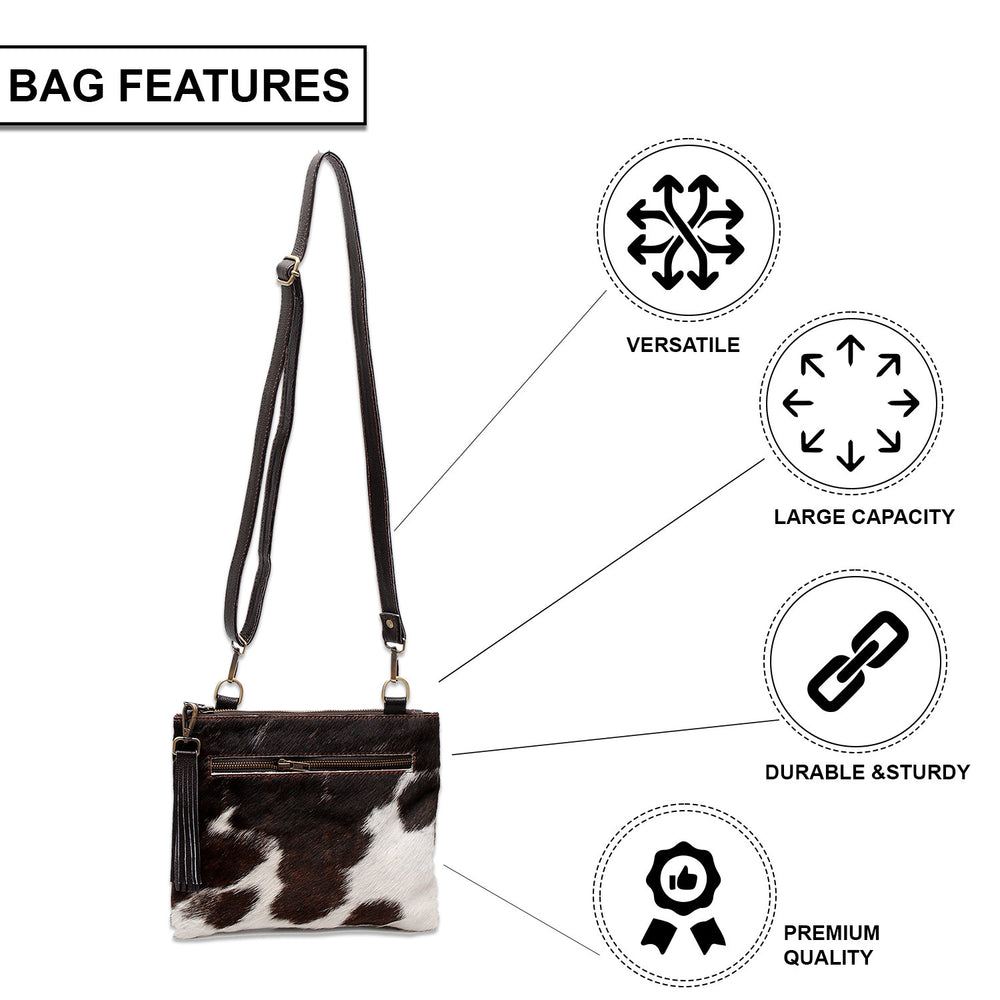 Luxurious Vegan Leather Cross Body Bag with Adjustable Strap - Unique Handcrafted Design, Gold Hardware, Evening Bag - Multi-Colour Stylish - Celestial Leather Limited