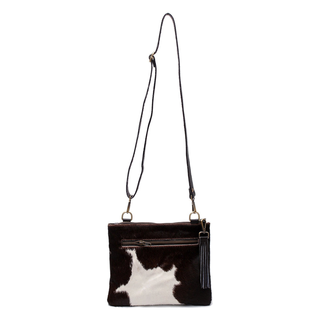 Luxurious Handcrafted Multi-Colour Vegan Leather Cross Body Bag with Adjustable Strap-Gold Hardware and Professional Distressing - Celestial Leather Limited