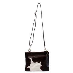 Luxurious Handcrafted Multi-Colour Vegan Leather Cross Body Bag with Adjustable Strap-Gold Hardware and Professional Distressing - Celestial Leather Limited