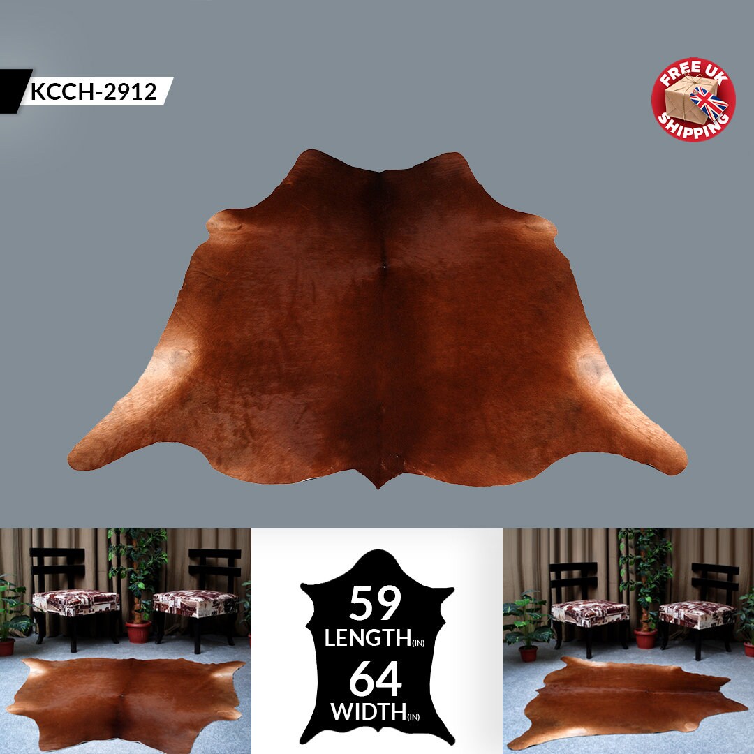 Luxurious Black & White Cowhide Rug for Stylish Home Decor - Hypoallergenic, Non-slip Back, Non-shedding, Large Size, Natural Beauty