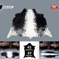 Luxurious Natural Cowhide Leather Rug for Stylish Home Decor & Leather Crafts