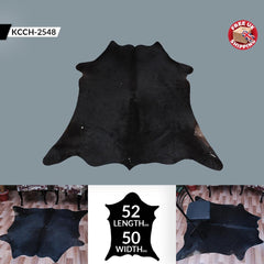 Exquisite Dark Brown & White Cowhide Rug - Hypoallergenic, Non-Slip Suede Back, Large Size, Handselected from Premium Hides, Free UK