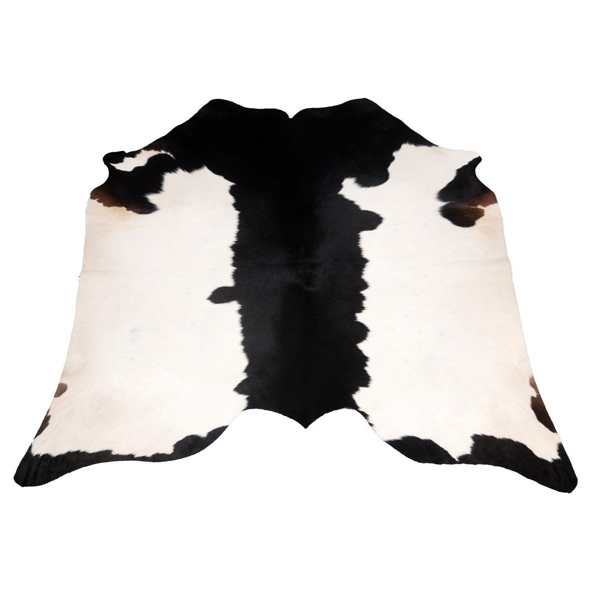 Luxurious Black and White Cowhide Rug | Large Hypoallergenic Centerpiece Decor | Unique Natural Beauty | Free Shipping in UK | Premium