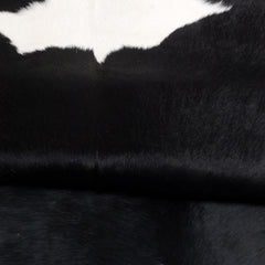 Luxury Black and White Cowhide Rug - Hypoallergenic, Non Shedding, Handcrafted Beauty for Home Decor & Upholstery - Free UK Shipping