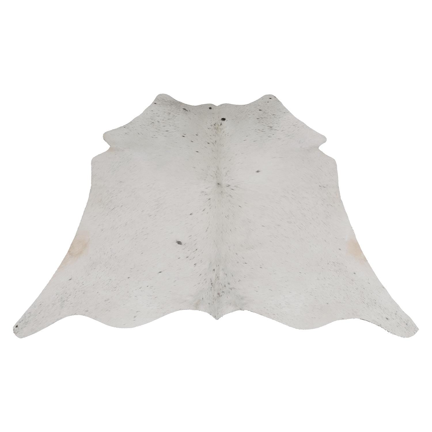 Luxury Grey and White Cowhide Rug | Hypoallergenic, Non-Shedding, Handcrafted | Small Size | Free Shipping throughout UK