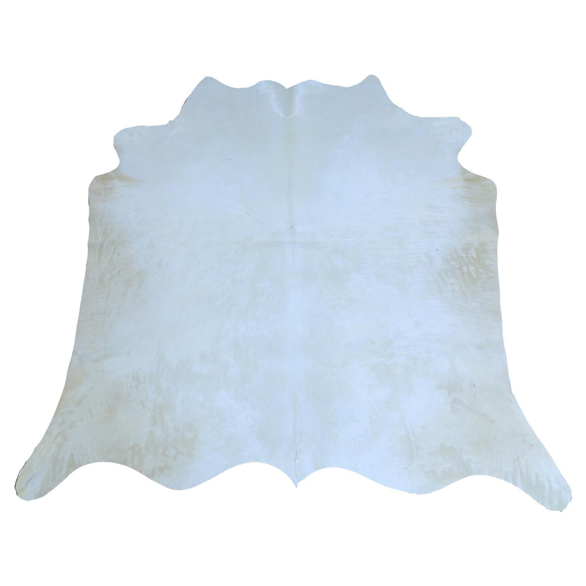 Luxurious Medium Brown & White Cowhide Rug - Hypoallergenic, Handcrafted, Durable, Unique Animal Pattern - Perfect for Living Room