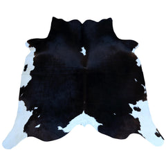 Luxury Brown and White Cowhide Rug for Elegant Home Decor - Hypoallergenic, Non-Slip, Non-Shedding - Free Shipping in UK - Top Quality