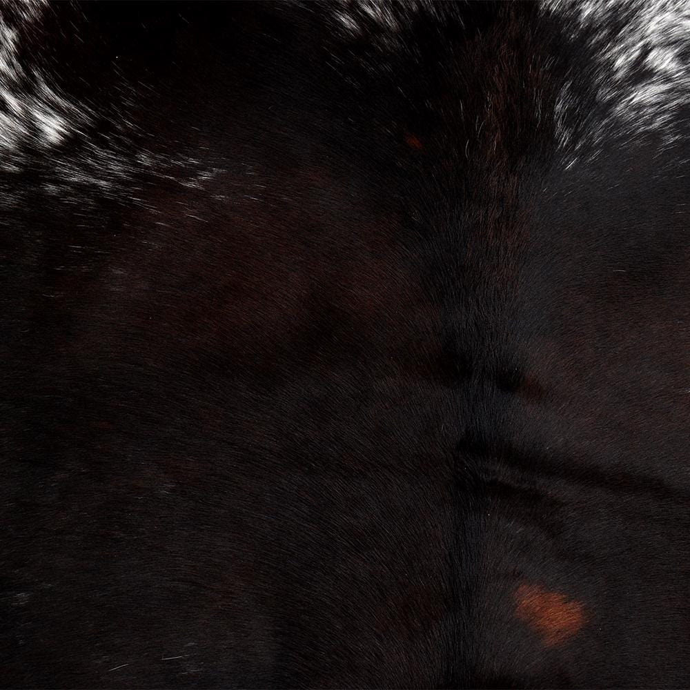 Luxurious Dark Brown & White Cowhide Rug | Large Animal Print | Hypoallergenic - Non-Slip | Handselected from Premium Hides | Free Shipping - Celestial Leather Limited