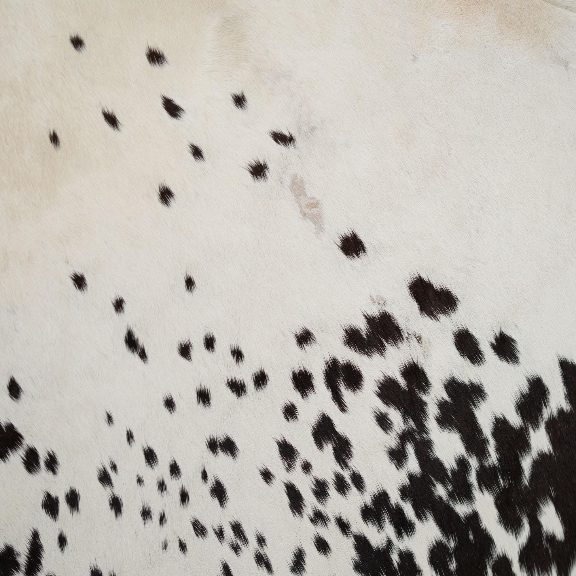 Luxury Black & White Cowhide Rug | Large Animal Print Carpet | Hypoallergenic - Non-Slip | Hand-Selected - Hand-Stitched | Free UK Shipping - Celestial Leather Limited