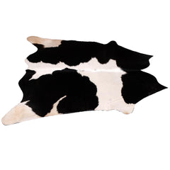 Luxurious Black & White Cowhide Rug with Non-Slip Backing - Hypoallergenic, Non-Shedding - Perfect for Bedroom - Living Room Decor - Free - Celestial Leather Limited