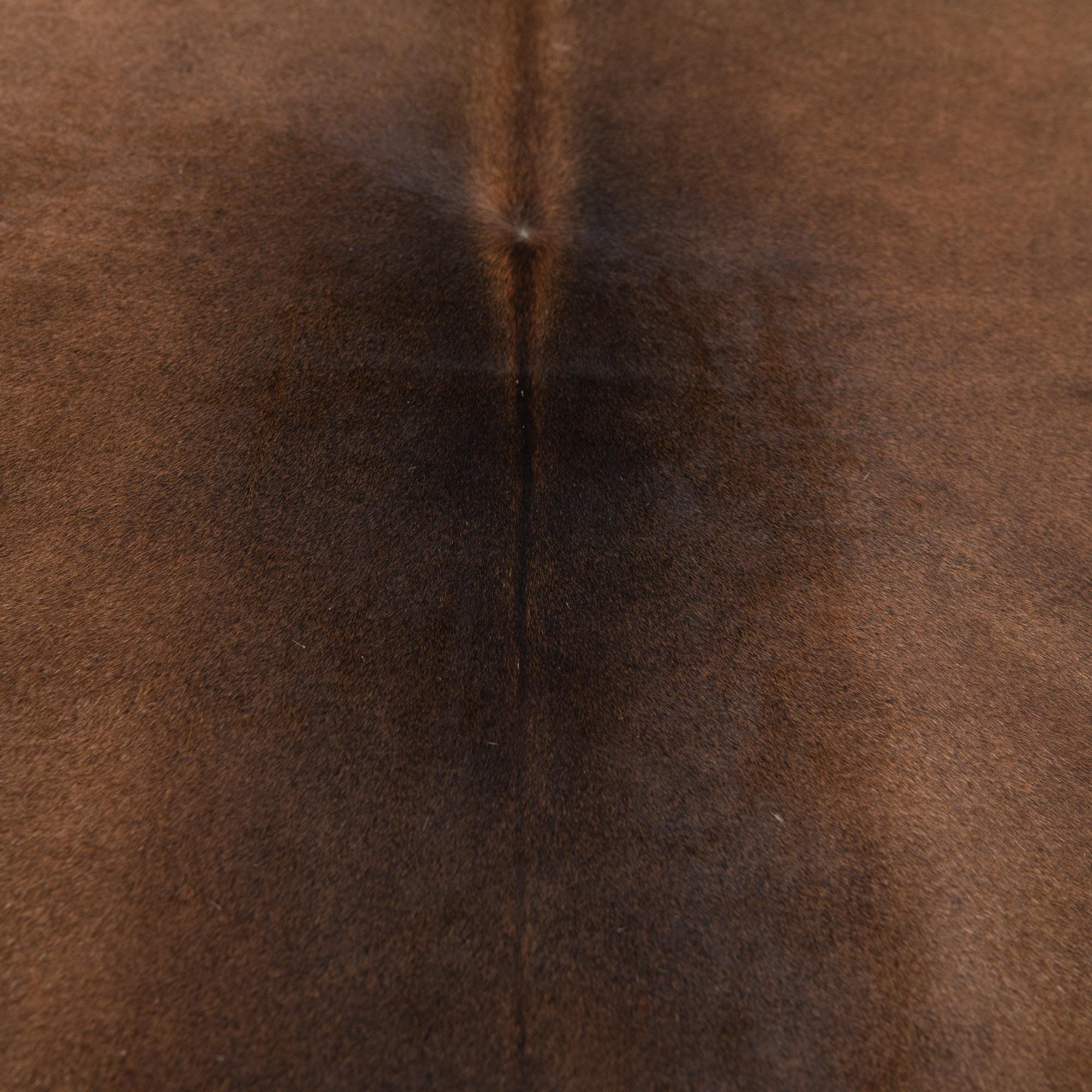 Luxurious Brown & White Hair Cowhide Rug for Elegant Home Decor - Large Size, Hypoallergenic, Non-Slip Back, Non-Shedding - Free Shipping!