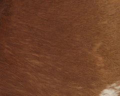 Luxurious Handmade Brown and White Cowhide Accent Cushion Cover for Unique Room Décor