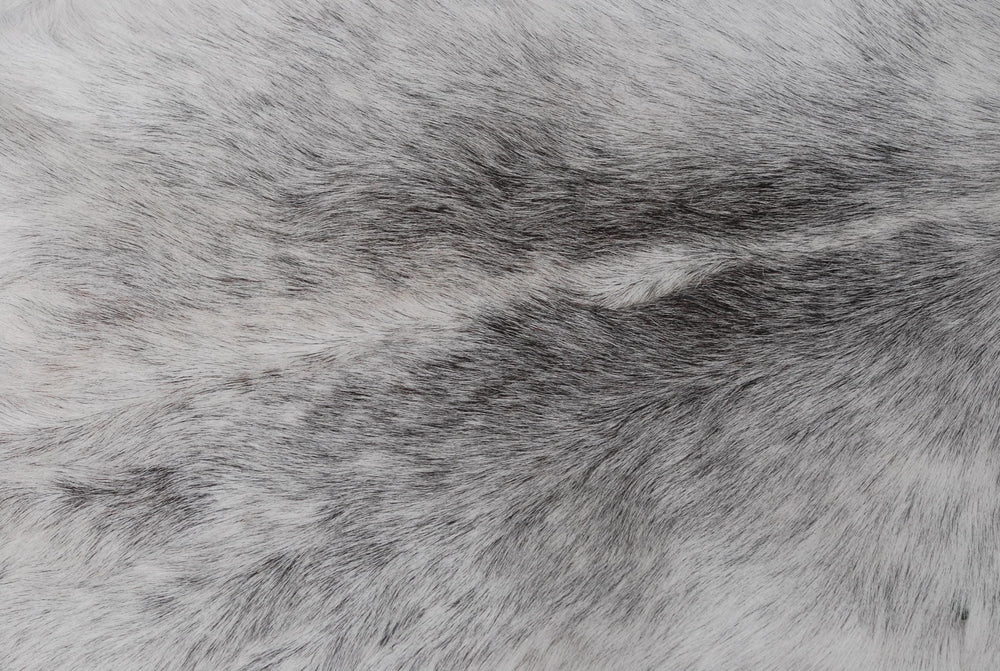 Luxury Grey Goat Skin Rug - Hypoallergenic Non-Shedding Floor Rug with Suede Back for Safety - Handmade Eco-Friendly Home Decor - Celestial Leather Limited