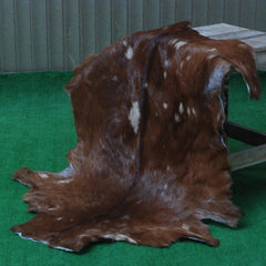 Luxury Handmade Multicolor Goat Skin Rug - Soft, Durable, Eco-Friendly & Hypoallergenic - Unique Rustic Charm for Your Home - Celestial Leather Limited