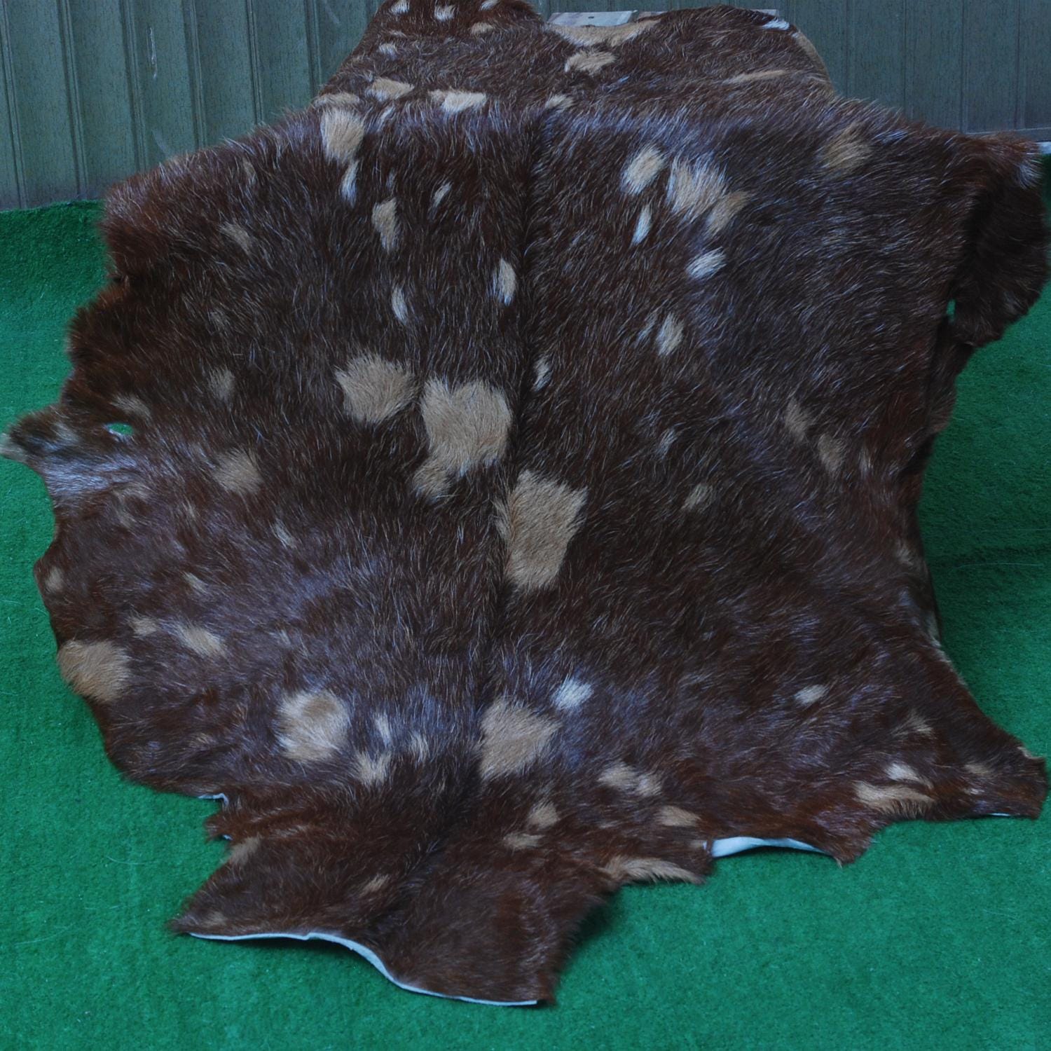 Luxurious Multicolor Goat Skin Rug - Handmade 100% Pure Goat Skin Floor Rug, Unique Colour Variations, Soft & Durable, Eco-Friendly - Celestial Leather Limited