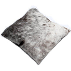 Luxurious Handmade Cowhide Accent Cushion Cover - Unique Rustic Elegance for Sofa or Bed - Celestial Leather Limited