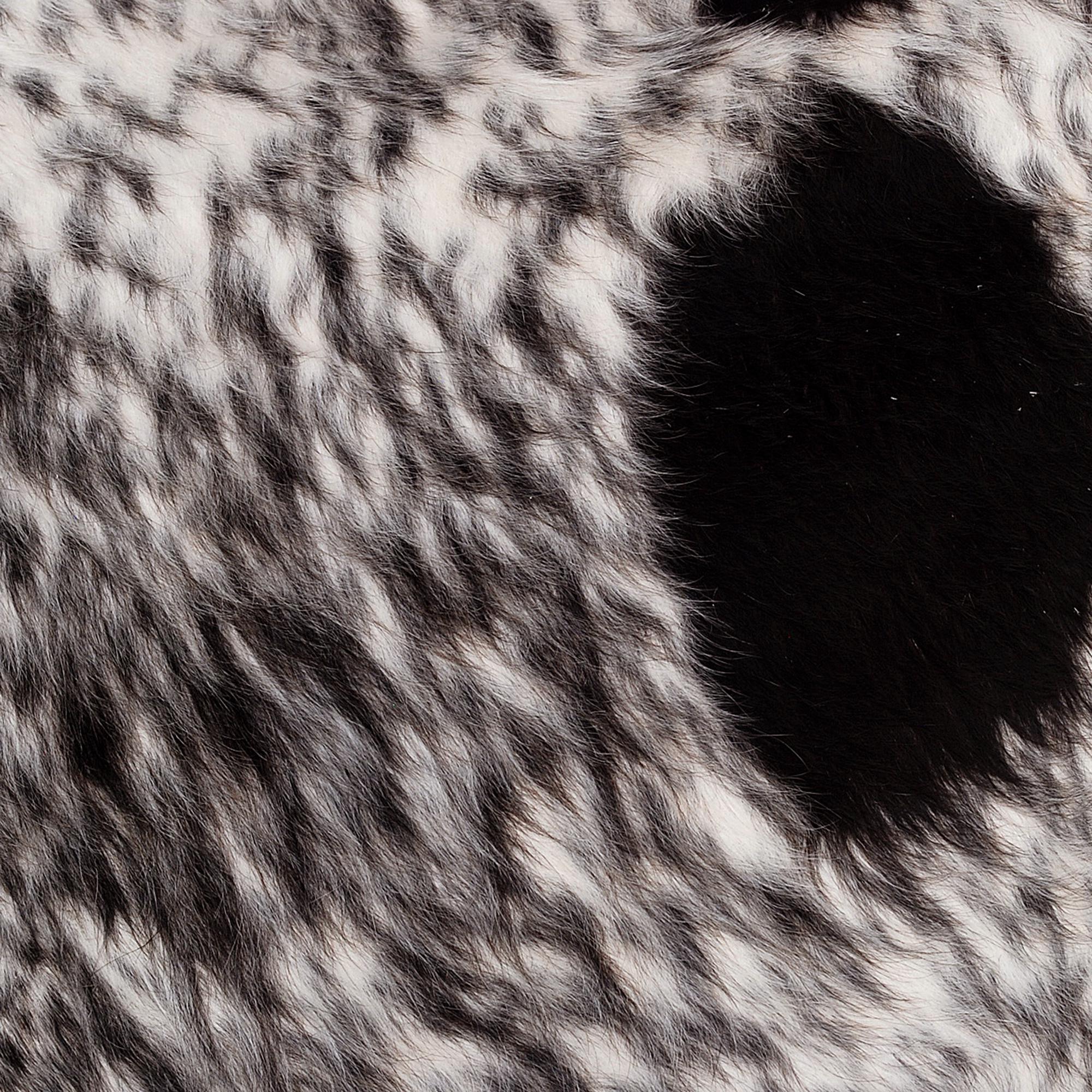 Luxurious Brown and White Cowhide Cushion Cover - Handmade Animal Pattern, Natural Hair on Leather, Rustic Charm, 100% Natural Cowhide - Celestial Leather Limited