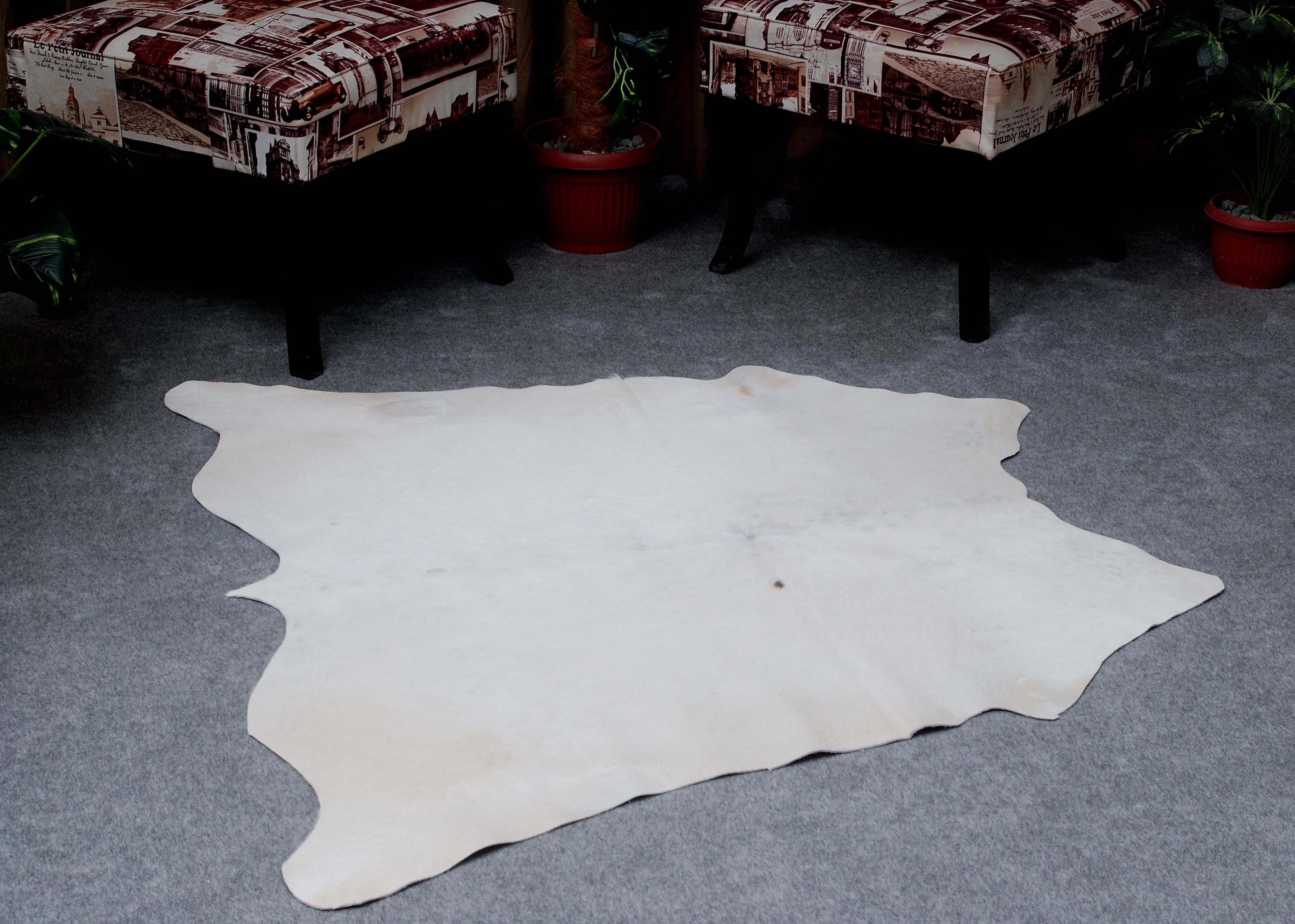 Luxurious Premium Animal Print Cowhide Rug for Chic Living Spaces | Large Size | Hypoallergenic & Non-Slip | Handcrafted - Durable | Free