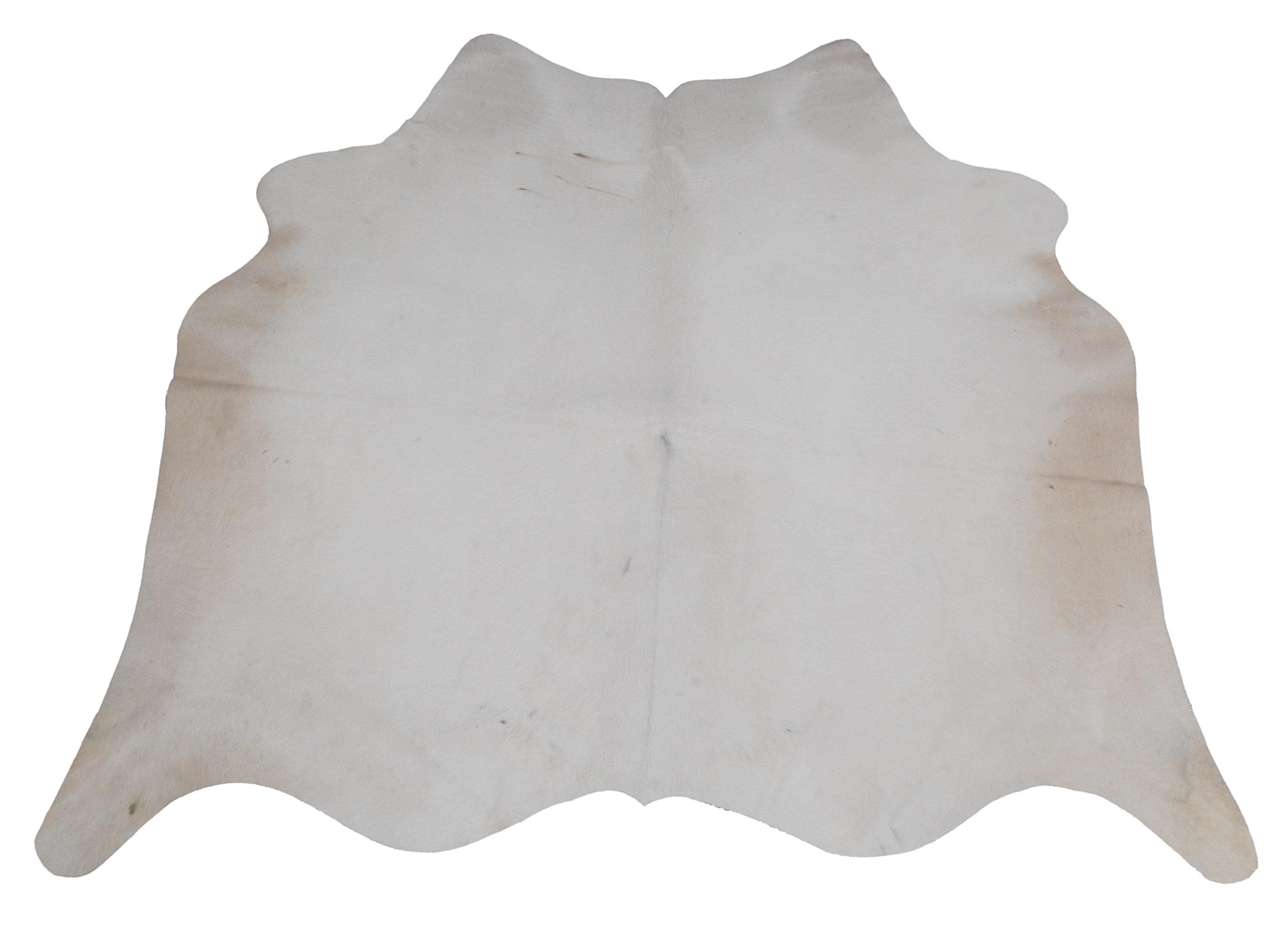 Luxurious Gray & White Natural Cowhide Rug with Spotted Hair | Large Size | Hypoallergenic - Non-Slip | Premium Quality - Free Shipping