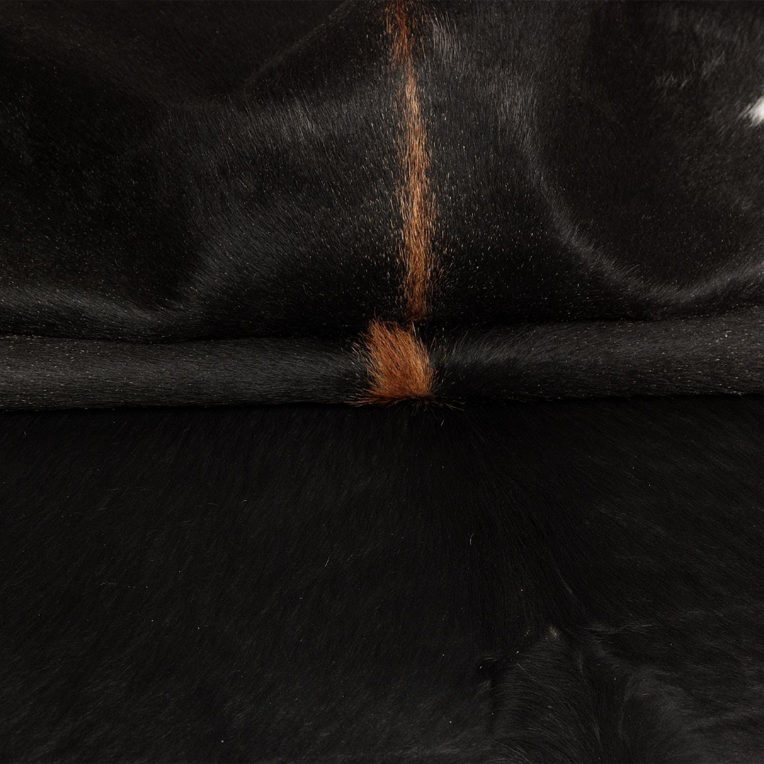 Luxurious Dark Brown & White Cowhide Rug | Large Animal Print Carpet | Hypoallergenic - Non-Shedding | Stunning Lounge Décor