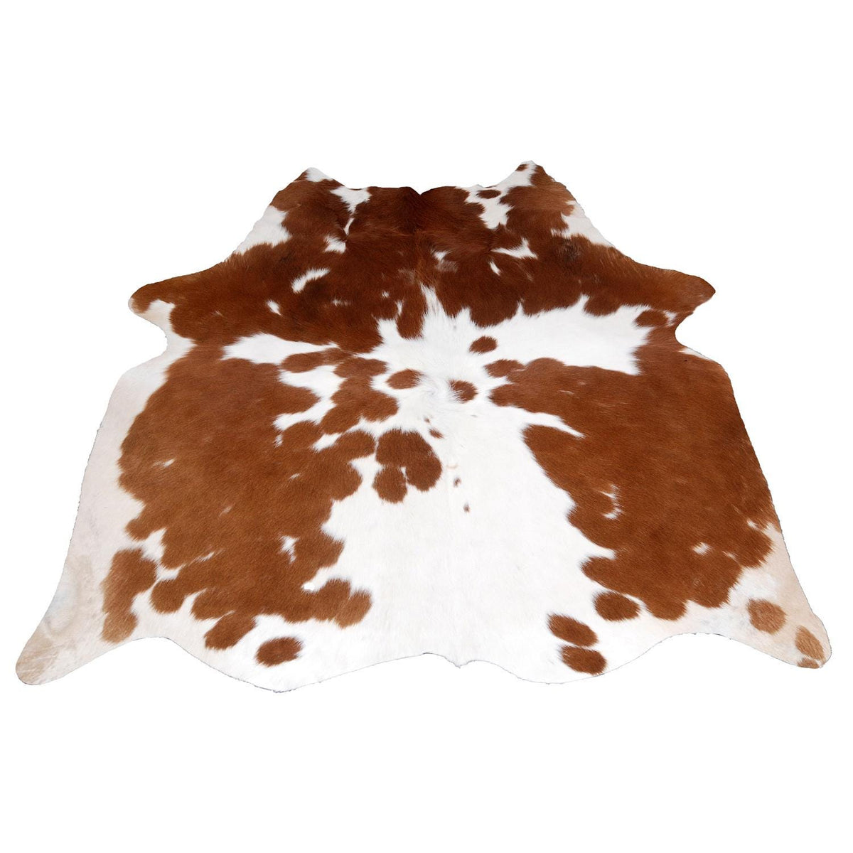 Luxurious Brown and White Cowhide Rug | Large Size | Hypoallergenic & Non-Slip Back | Natural Pattern | Free Shipping - UK | Top Quality!