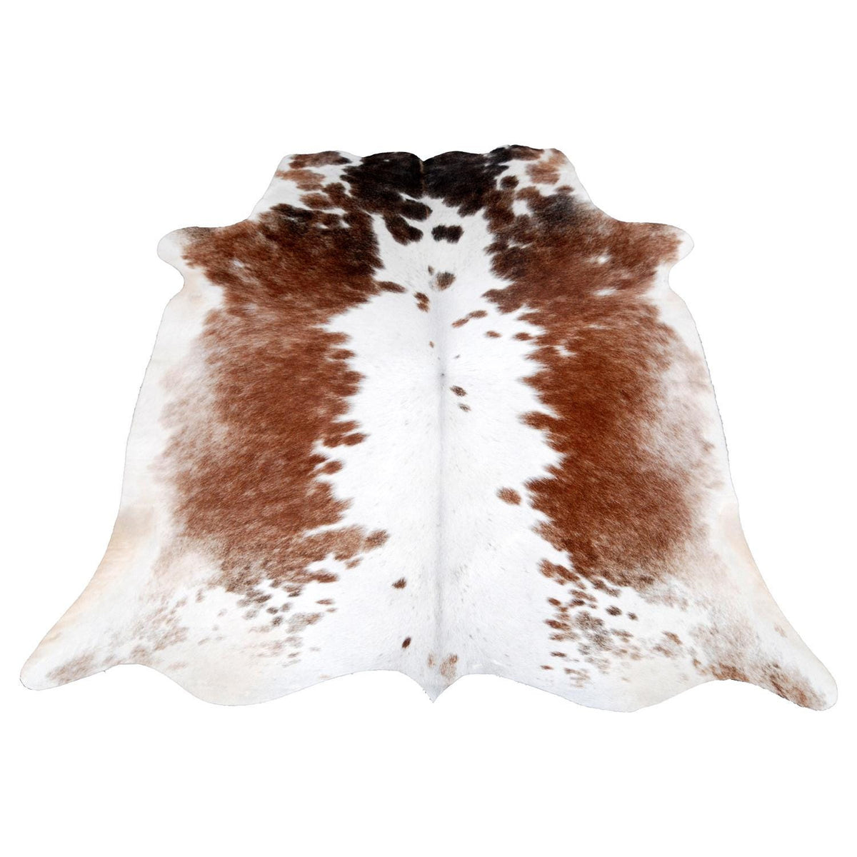 Luxury Black and White Cowhide Rug | Hypoallergenic | Non-Slip Suede Backing | Handcrafted | Unique Beauty | Durable & Versatile