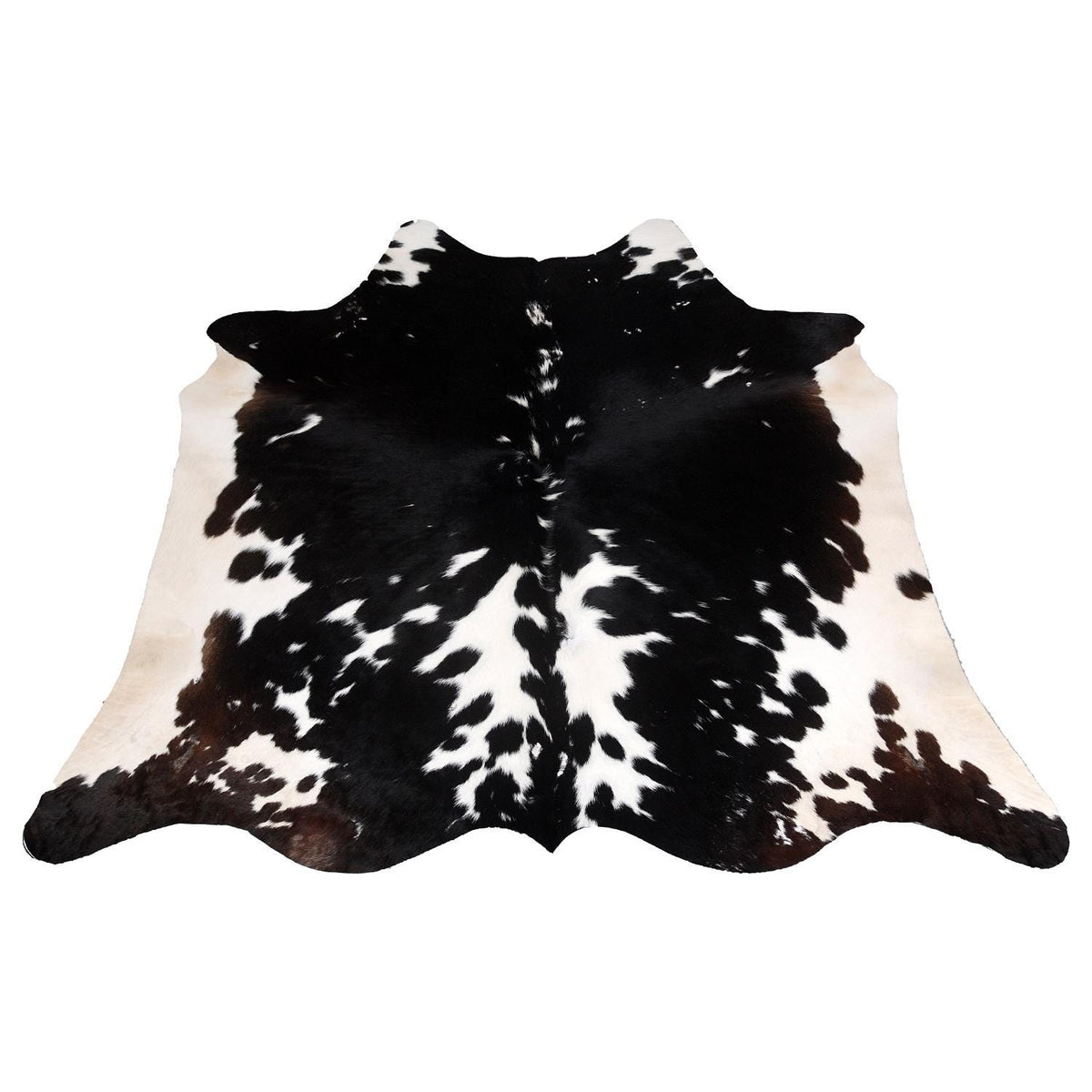 Luxurious Black & White Cowhide Rug - Hypoallergenic, Non-slip, Non-shedding, Unique Natural Beauty - Perfect for Upholstery - Home Décor