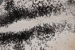 Luxury Medium Black White Cowhide Rugs Cow Hide Carpet For Bedroom/living room