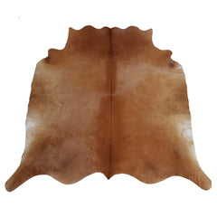 Luxurious Red & White Cowhide Rug - Handcrafted, Hypoallergenic, - Non-Slip for Elegant Home Décor