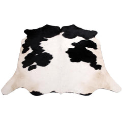 Luxury Brown and White Cowhide Rug - Hypoallergenic, Non-slip, Non-shedding - Large Size - Ideal for Upholstery and Décor in UK - Free