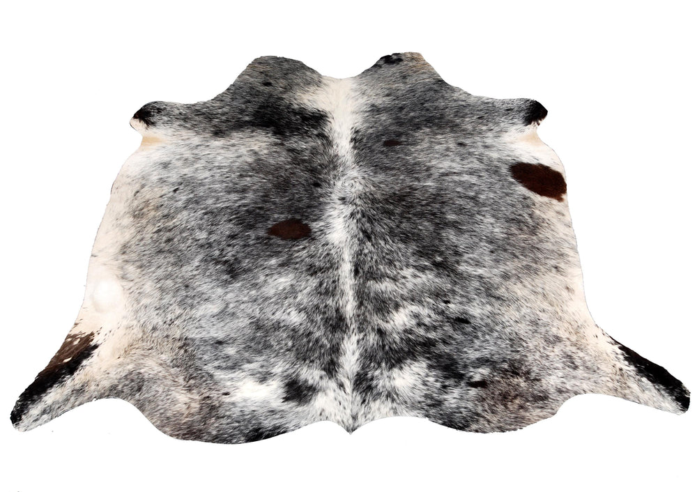 Luxury Black & Grey Cowhide Rug - Hypoallergenic Non-Slippery Non-Shedding Large Carpet for Bedroom Living Room - Free Shipping in UK - Celestial Leather Limited