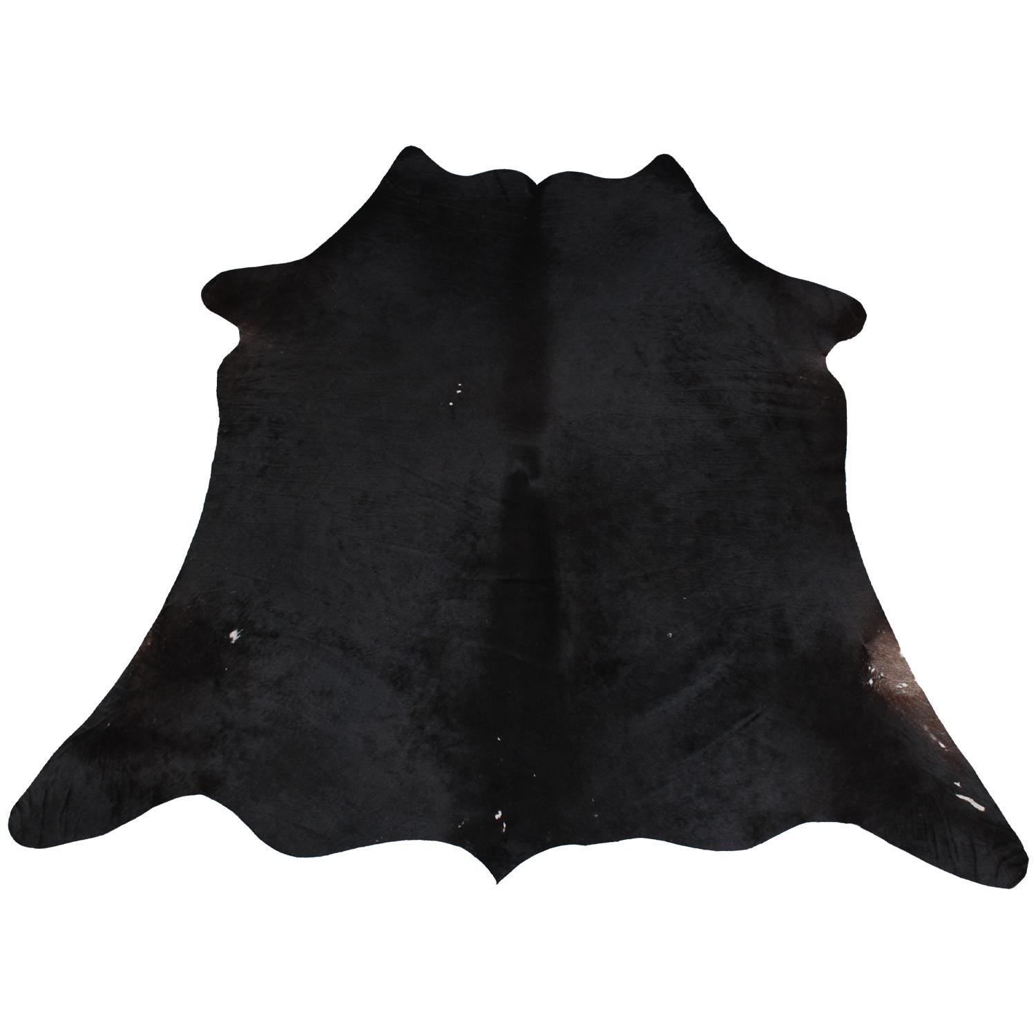 Exquisite Dark Brown & White Cowhide Rug - Hypoallergenic, Non-Slip Suede Back, Large Size, Handselected from Premium Hides, Free UK