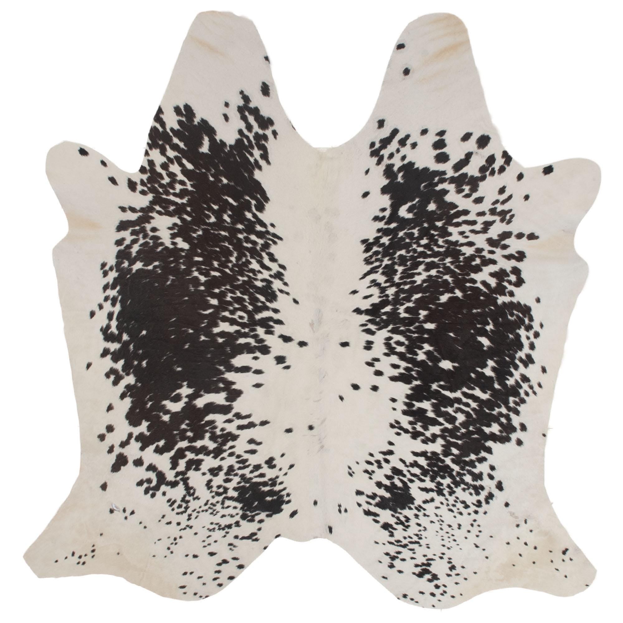 Luxury Black & White Cowhide Rug | Large Animal Print Carpet | Hypoallergenic - Non-Slip | Hand-Selected - Hand-Stitched | Free UK Shipping - Celestial Leather Limited