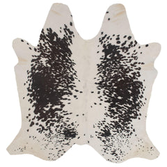 Luxury Black & White Cowhide Rug | Large Animal Print Carpet | Hypoallergenic - Non-Slip | Hand-Selected - Hand-Stitched | Free UK Shipping - Celestial Leather Limited
